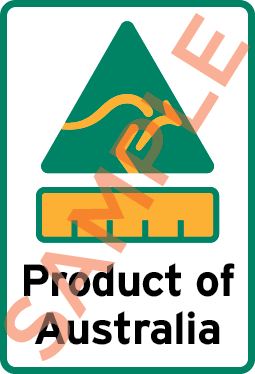 Kangaroo Triangle Logo - What the new labels look like. business.gov.au