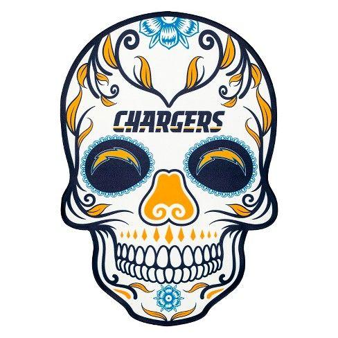 NFL Chargers Logo - NFL Los Angeles Chargers Large Outdoor Skull Decal : Target