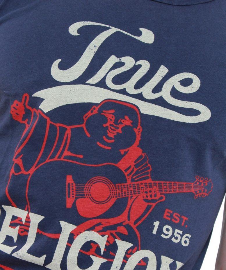 Red True Religion Horseshoe Logo - Men's True Religion Buddha Logo T Shirt Available At Jules B