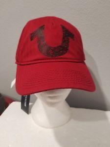 Red True Religion Horseshoe Logo - True Religion Horseshoe Logo Adjustable Trucker Hat Cap TR2118 True