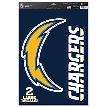 NFL Chargers Logo - Amazon.com : NFL San Diego Chargers Logo/Name Multi-Use Decal Sheet ...