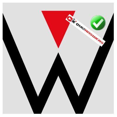 Kangaroo Triangle Logo - Company Logo With W And Red Triangle & Vector Design