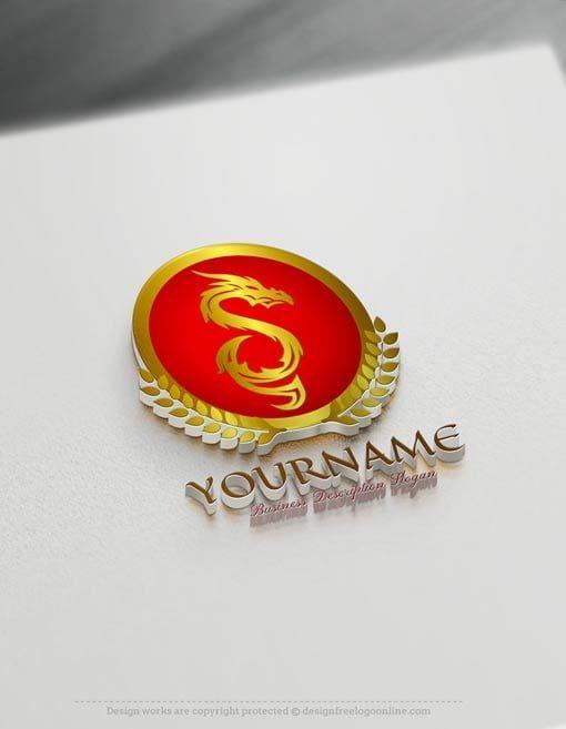 Fire Dragon Logo - Free Dragon Logo Maker - Create Your Own Fire Dragon Logo