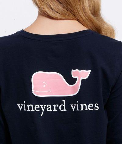 Vineyard Vines Whale Logo - Women's Tees: Long Sleeve Whale Logo T-Shirt for Women – Vineyard ...