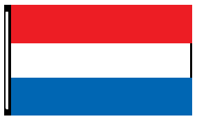 Red White and Blue Flag Logo - 4' x 6' Red White Blue 3-Stripe Horizontal Flag | JB Forms