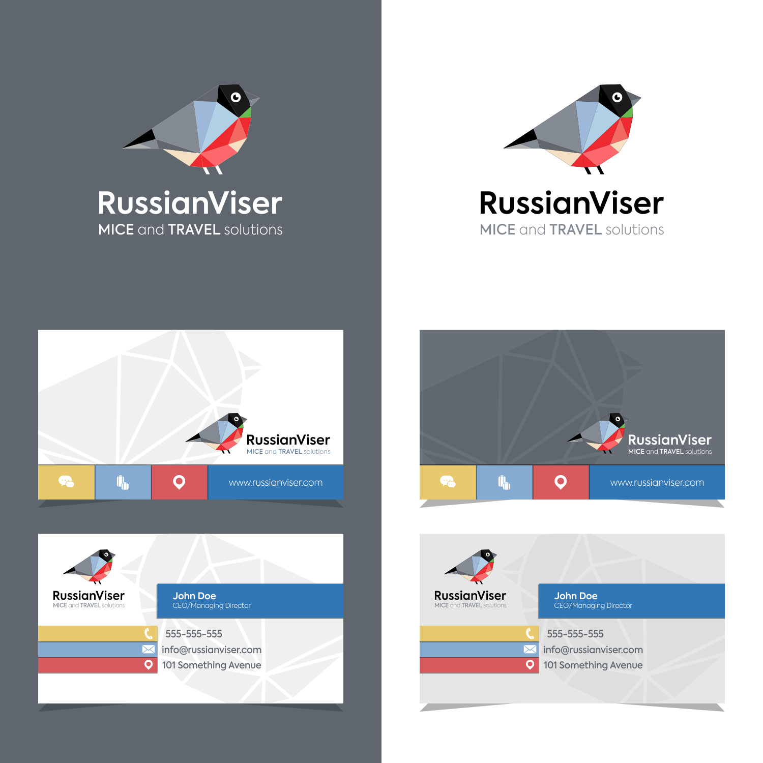 The Bird Division Logo - Elegant, Playful, It Company Logo Design for RussianViser / MICE and ...