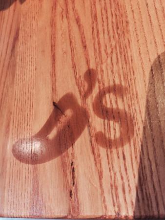 Chillis Logo - Chilis logo on table - Picture of Chili's, Lutherville Timonium ...
