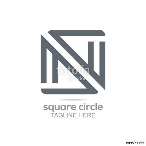 Square with Triangle Logo - Logo Square triangle Infinity Lettering Connecting Abstract Symbol ...