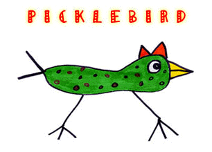Pickle Bird Logo - picklebird: a collection of art and books