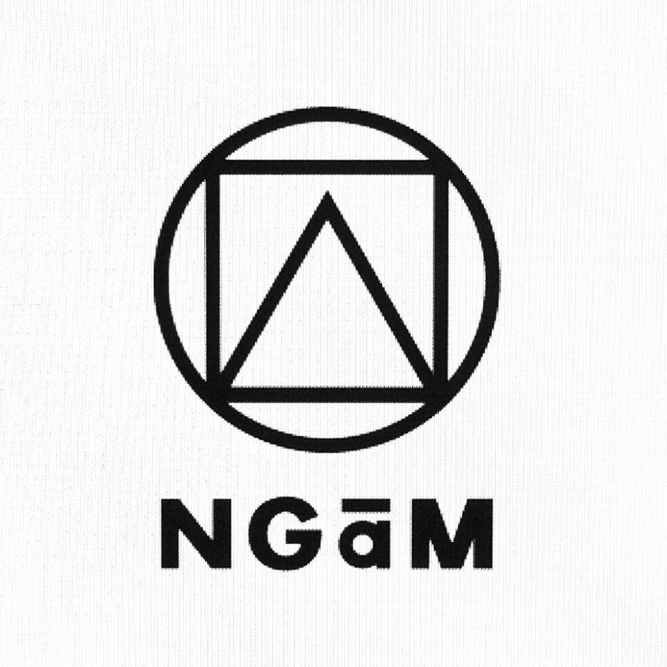 Square with Triangle Logo - Ngam' LOGO inspired by a very simple shape of circle, square