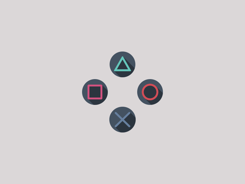 Square with Triangle Logo - Playstation icons (free download) on Behance