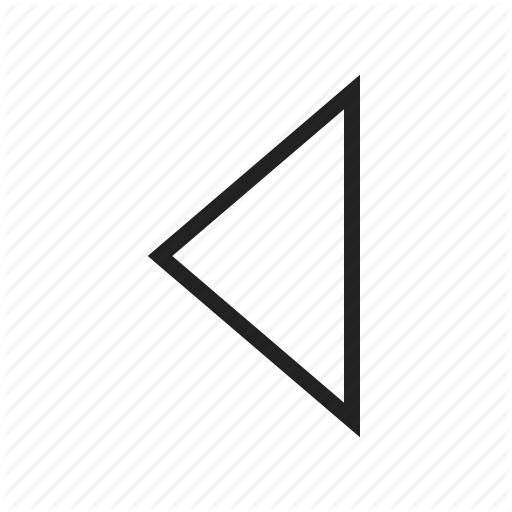 Square with Triangle Logo - Arrow, back, left, logo, square, triangle icon