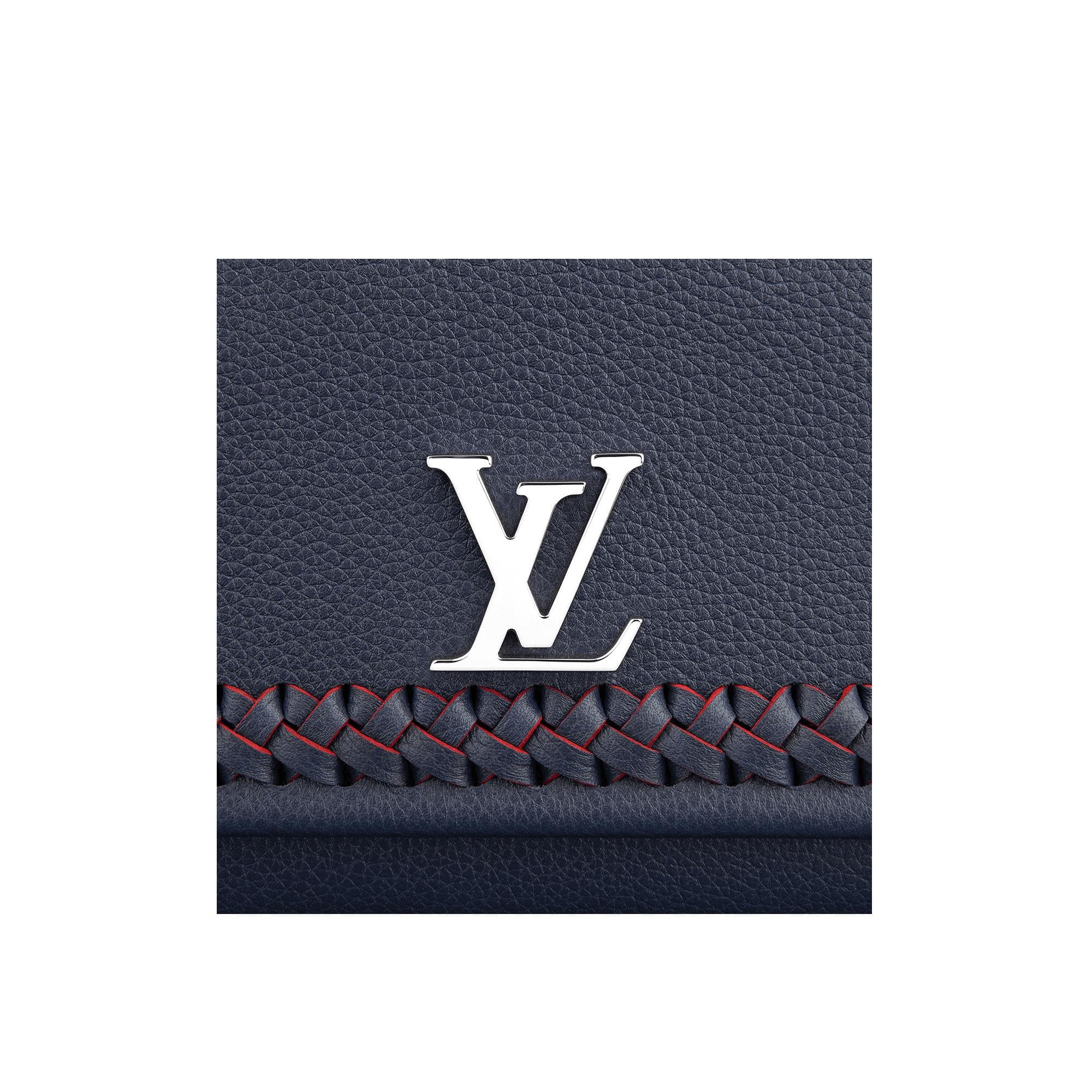 Small Louis Vuitton Logo - LockMe II Wallet Taurillon Leather Leather Goods