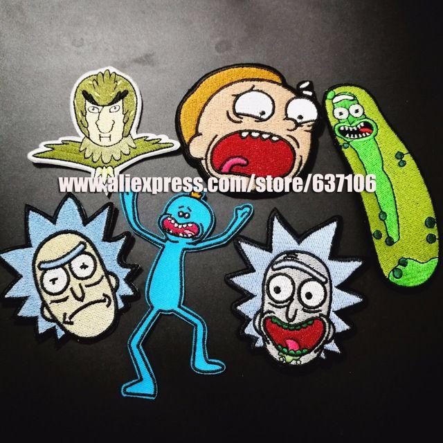 Pickle Bird Logo - Customized Rick and Morty patches badges of Embroidered Iron On Bird ...