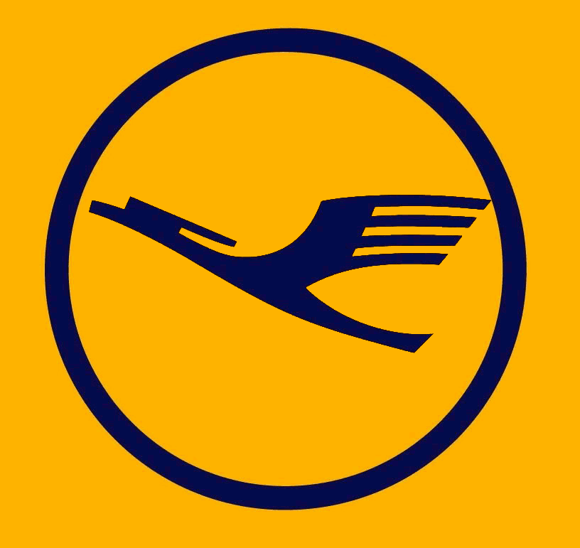 Black and Gold Bird Logo - Lufthansa Logo X