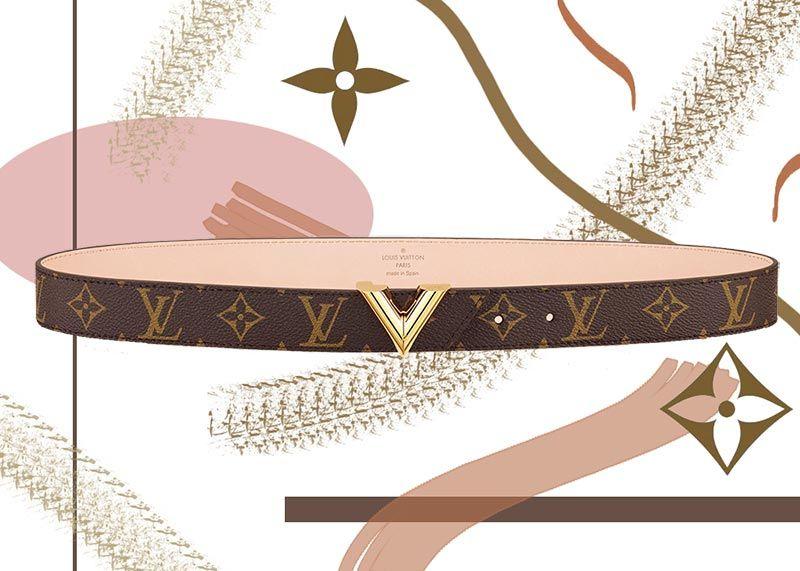 Small Louis Vuitton Logo - 13 Most Iconic Louis Vuitton Belts for Women: How to Spot a Fake LV Belt