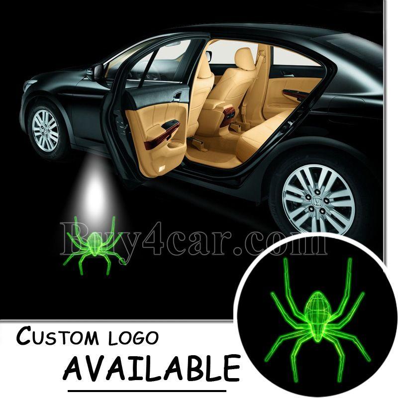 Green Spider Logo - Green Spider Logo Car Door Ghost Shadow Laser Projector Courtesy ...