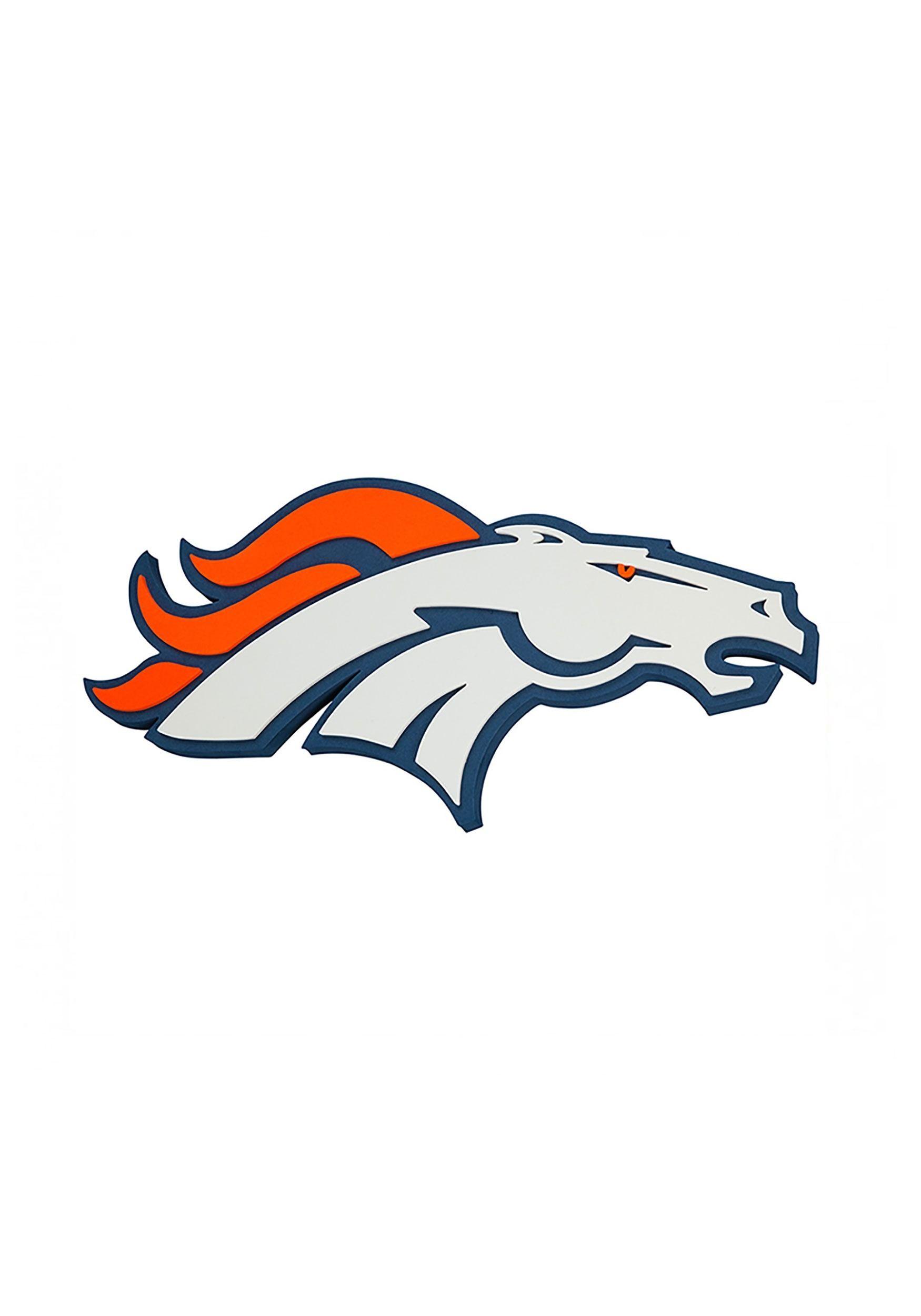 Broncos Logo - Denver Broncos NFL Logo Foam Sign