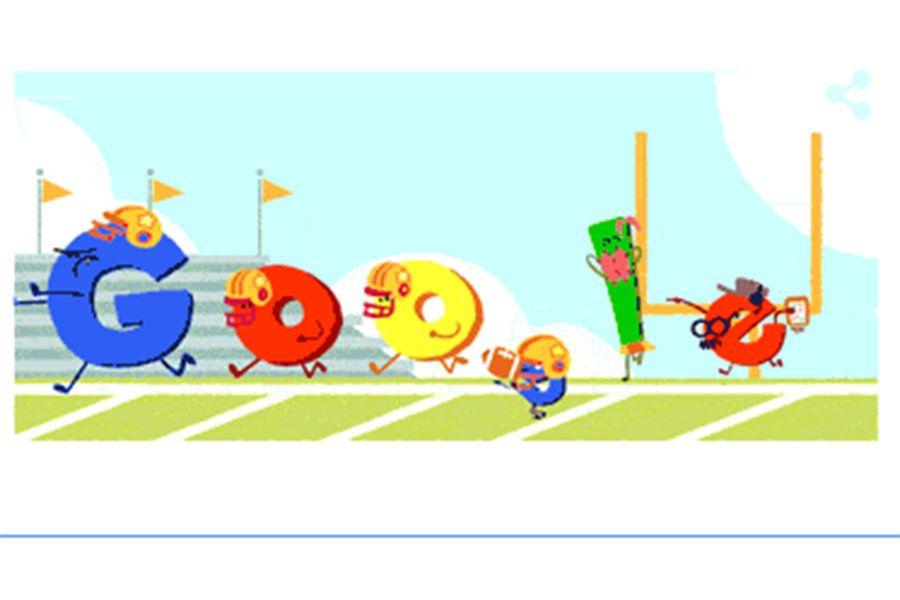 Football Google Logo - NFL scores with Google doodle: Pats, Steelers start new season ...