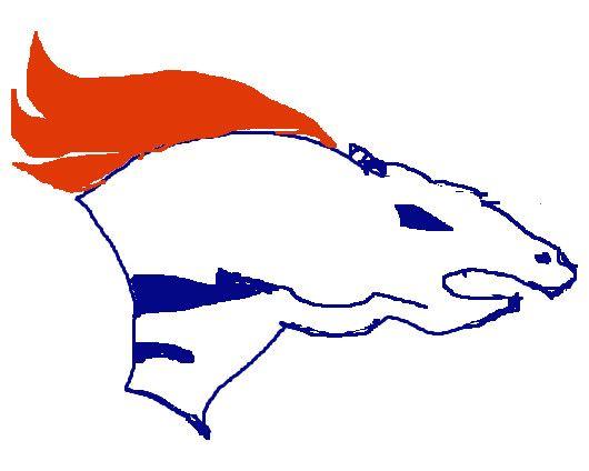 Broncos Logo - Bradley Chubb attempted to paint the Denver Broncos logo - Mile High ...