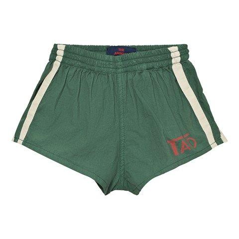 Green Spider Logo - The Animals Observatory Military Green Tao Logo Spider Shorts ...