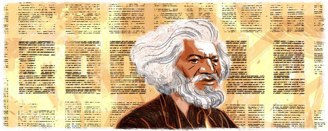 American Google Logo - Masterful Google Doodle For African-American Reformist Frederick ...