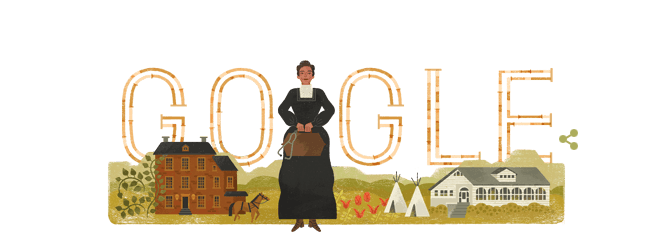 American Google Logo - Google Doodle Eulogizes First Native American Physician