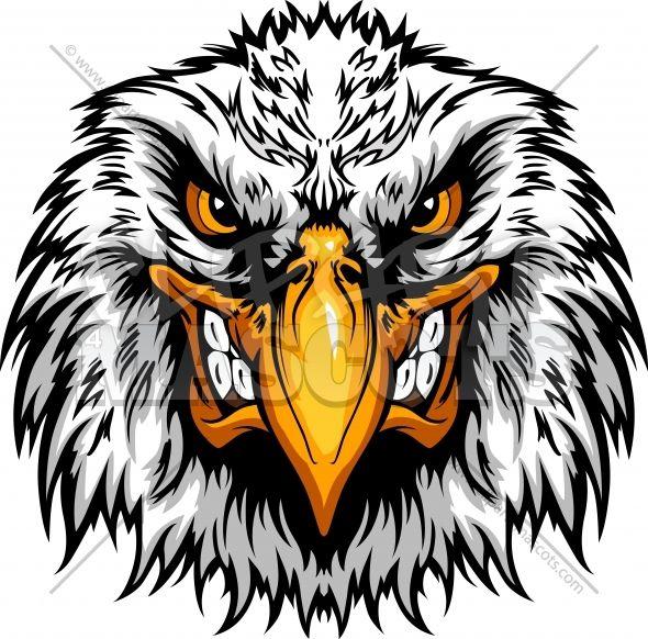 Cartoon Eagle Logo - Eagle Cartoon Graphic Vector Logo