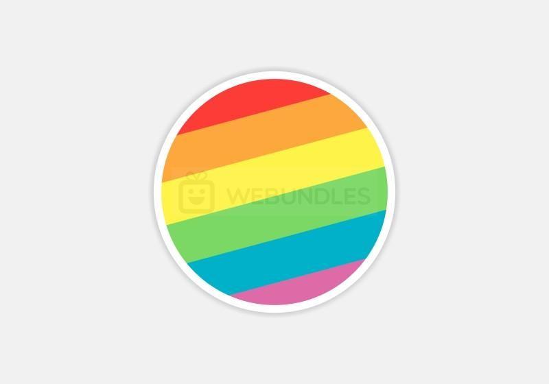 Rainbow Circle Logo - Rainbow Circle Logo