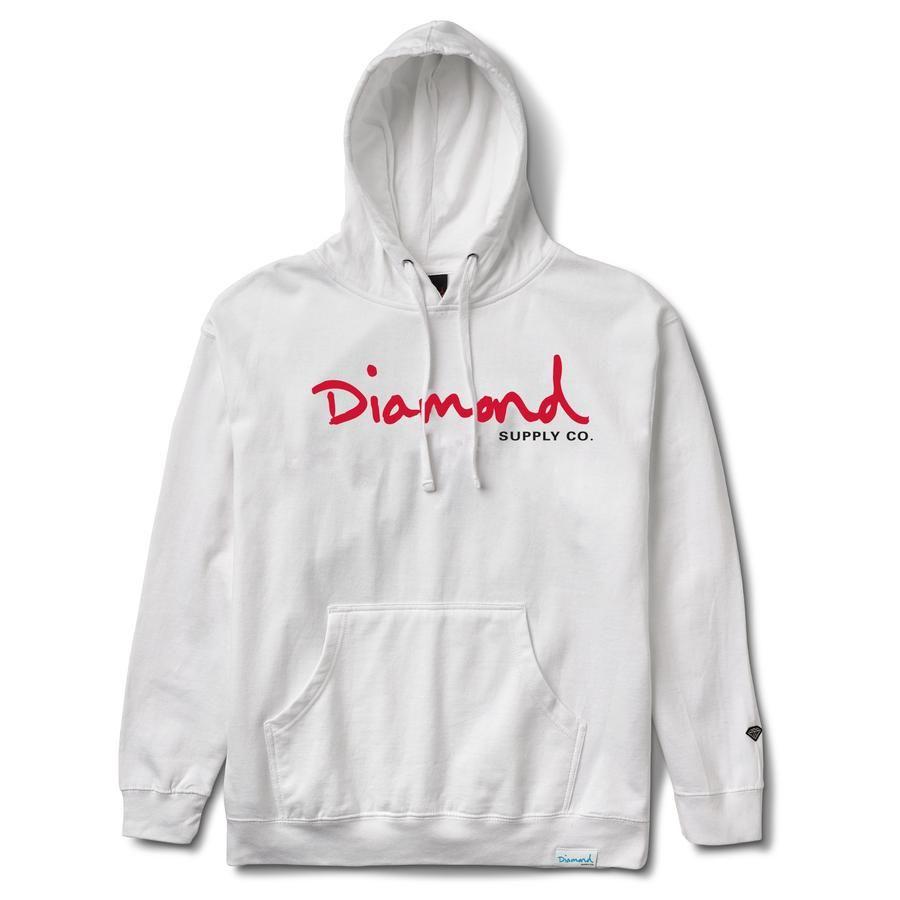 Red White Green Diamond Supply Co Logo - Sweatshirts - Diamond Supply Co.