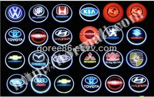 Car Product Logo - Second-generation New coming! Hot sale!3D logo car led lights LASER ...