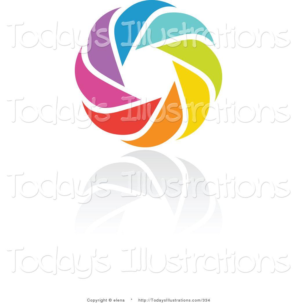 Rainbow Circle Logo - Royalty Free Stock New Designs of Rainbow Logos
