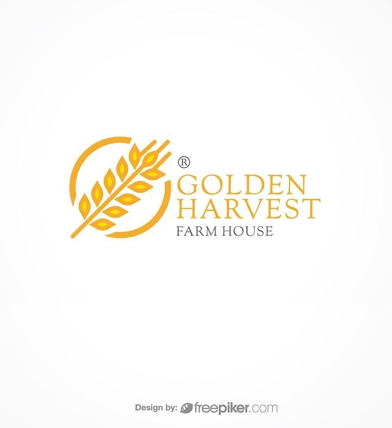 Harvest Logo - Freepiker | golden harvest agriculture farm house logo