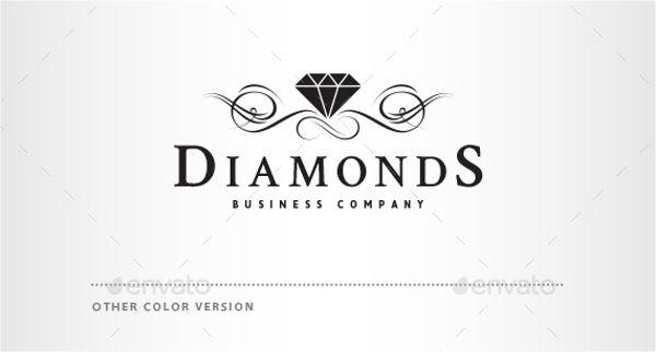White Diamond Logo - 9+ Abstract Diamond Logo Design - Free Sample, Example, Format ...