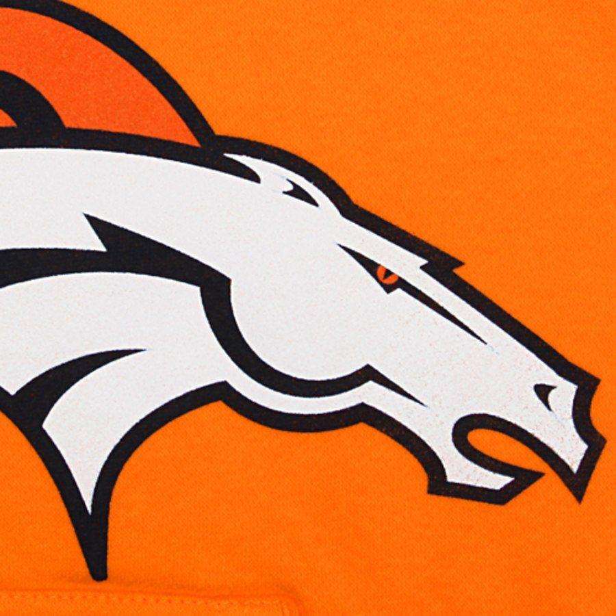 Broncos Logo - Preschool Denver Broncos Orange Team Logo Fleece Pullover Hoodie