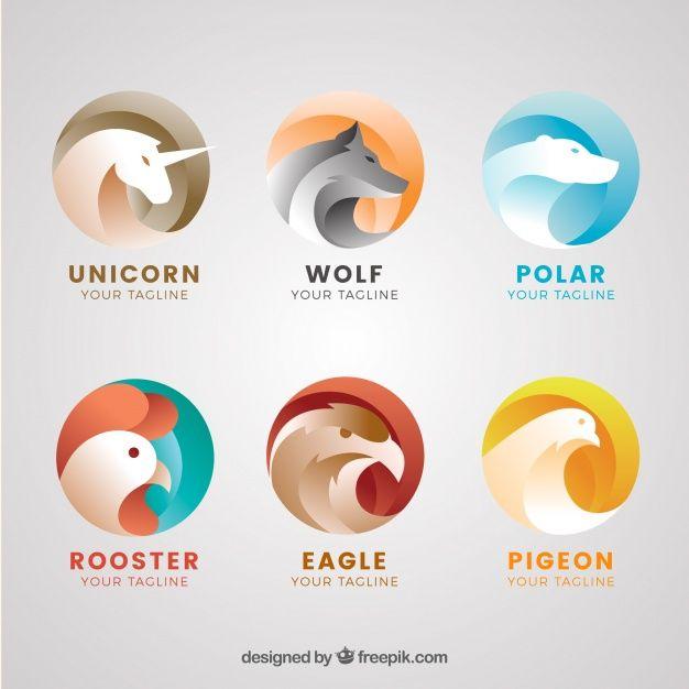 Animal Logo - Collection of abstract animal logo Vector | Free Download