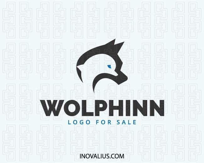 Animal Logo - Wolf Dolphin Logo For Sale | Inovalius
