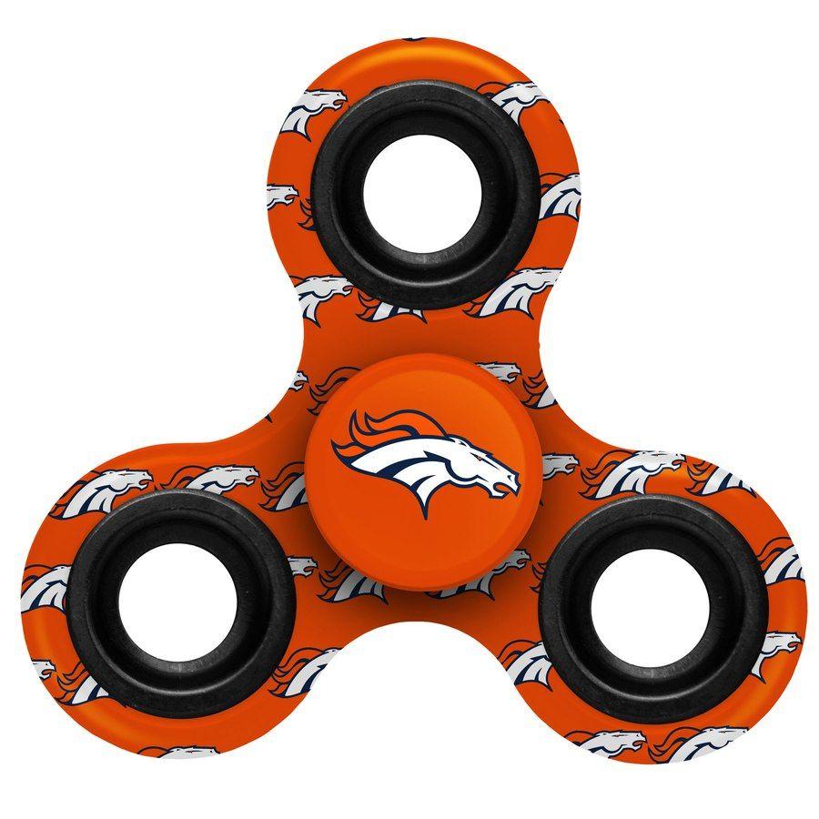 Denver Broncos Logo - Denver Broncos Logo Three-Way Fidget Spinner