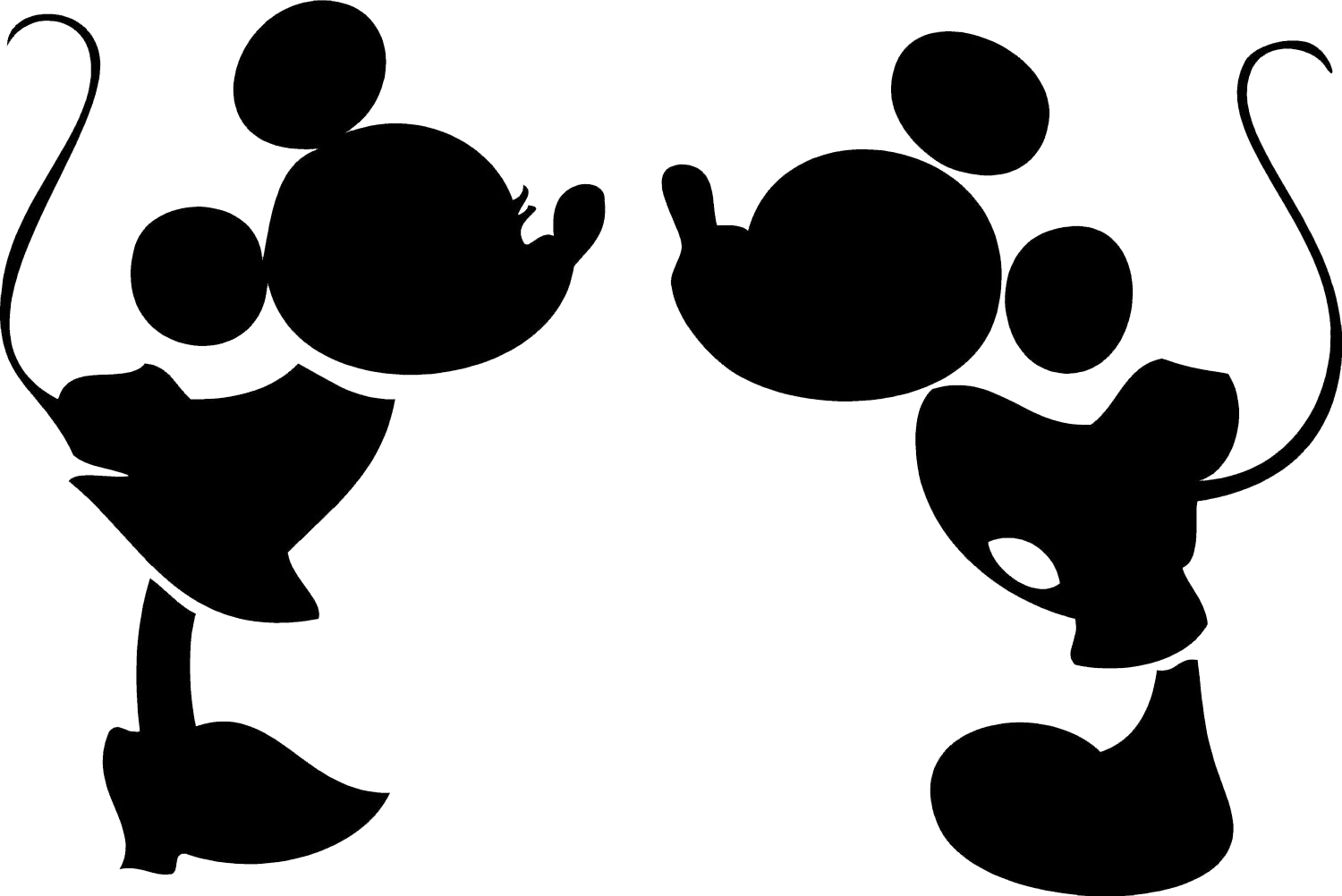 Mickey and Minnie Mouse Logo - Mickey And Minnie Free Image