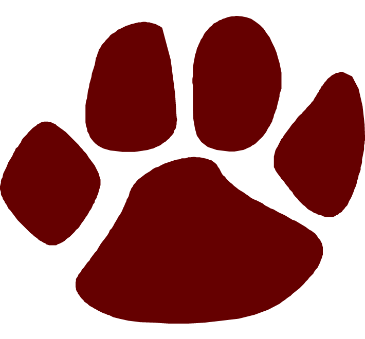 Red Dog Paw Logo - Red Dog Paw Clipart Clipart Image