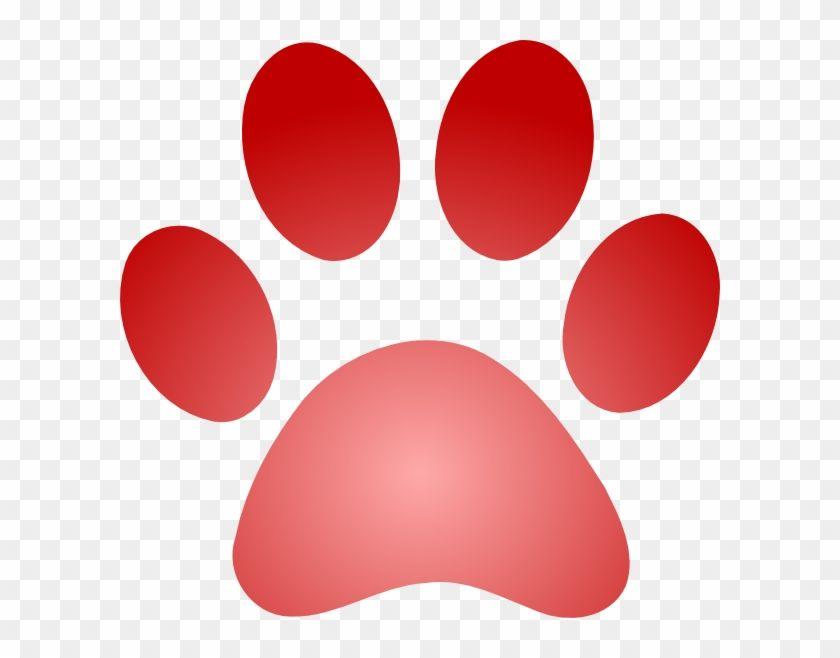 Red Dog Paw Logo - Red Dog Paw Clipart Transparent PNG Clipart Image Download