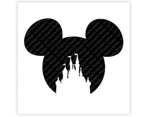 Mickey and Minnie Mouse Logo - Disney Castle Mickey Minnie Mouse Head Icon Ears