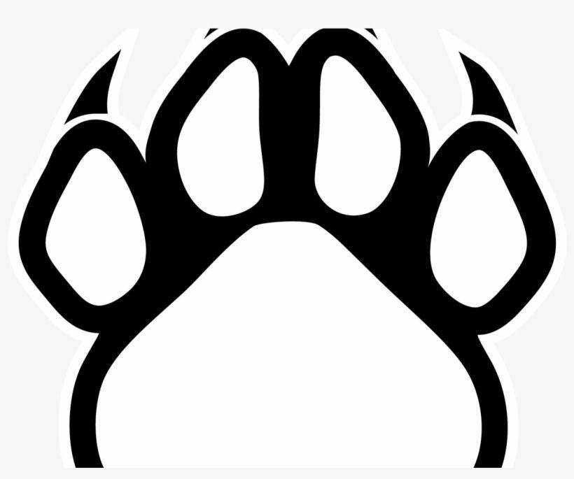 Black Panther Red Outline Logo - Dog Paw Print Outline X Carwad Net - Red And Black Panther Logo ...