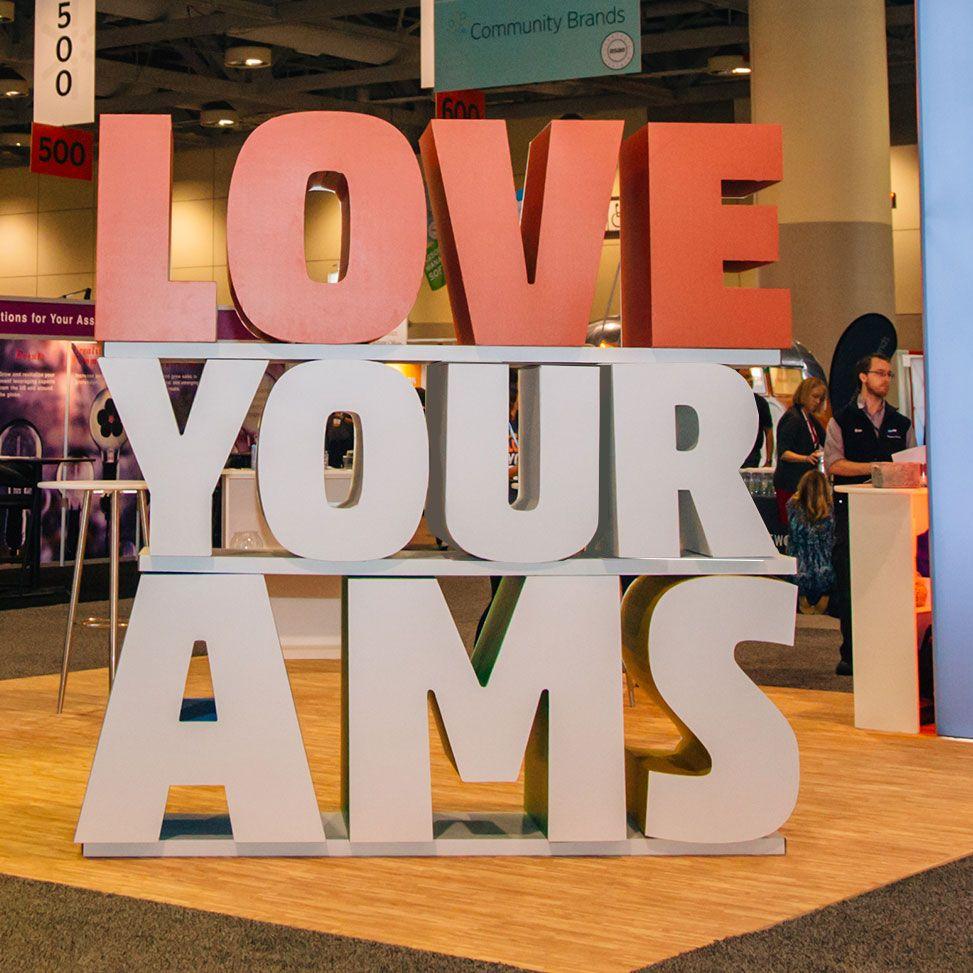 Words with Letters Logo - Giant 3D Cardboard Words and Letters for Weddings, Conventions