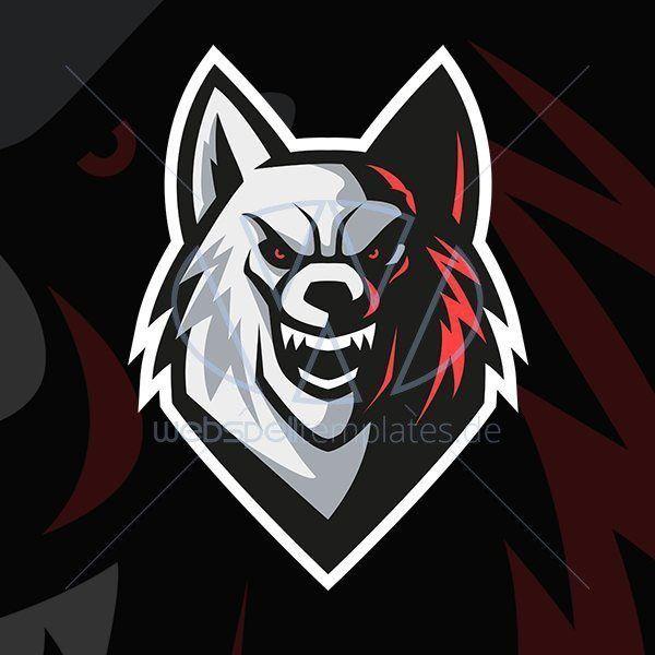 Custom Clan Logo - L039 1_gaming Logo Clan Logo Vector Mascot Wolf By Andyhanne. Sport