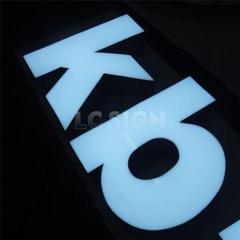 Words with Letters Logo - Custom Logo Led Rimless Signs Three Dimensional Letter Words Numbers ...