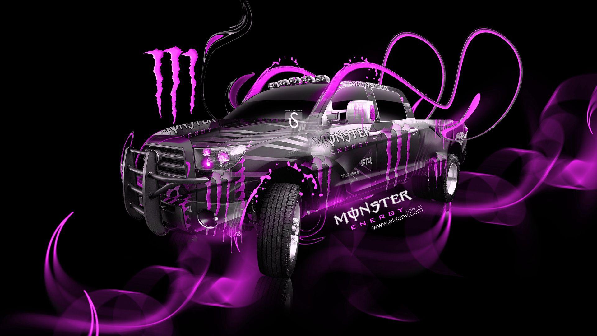 Purple Monster Logo - Pink monster energy drink Logos