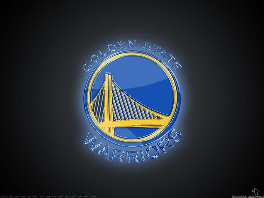 Rustic Bridge Logo - Golden State Warriors Nba Basketball Bridge Logo Over Black