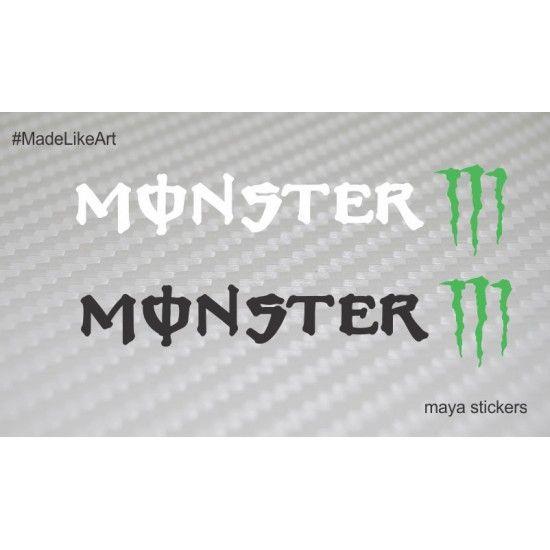 Cool Cars Monster Energy Logo - Monster energy logo stickers for cars, bikes laptops