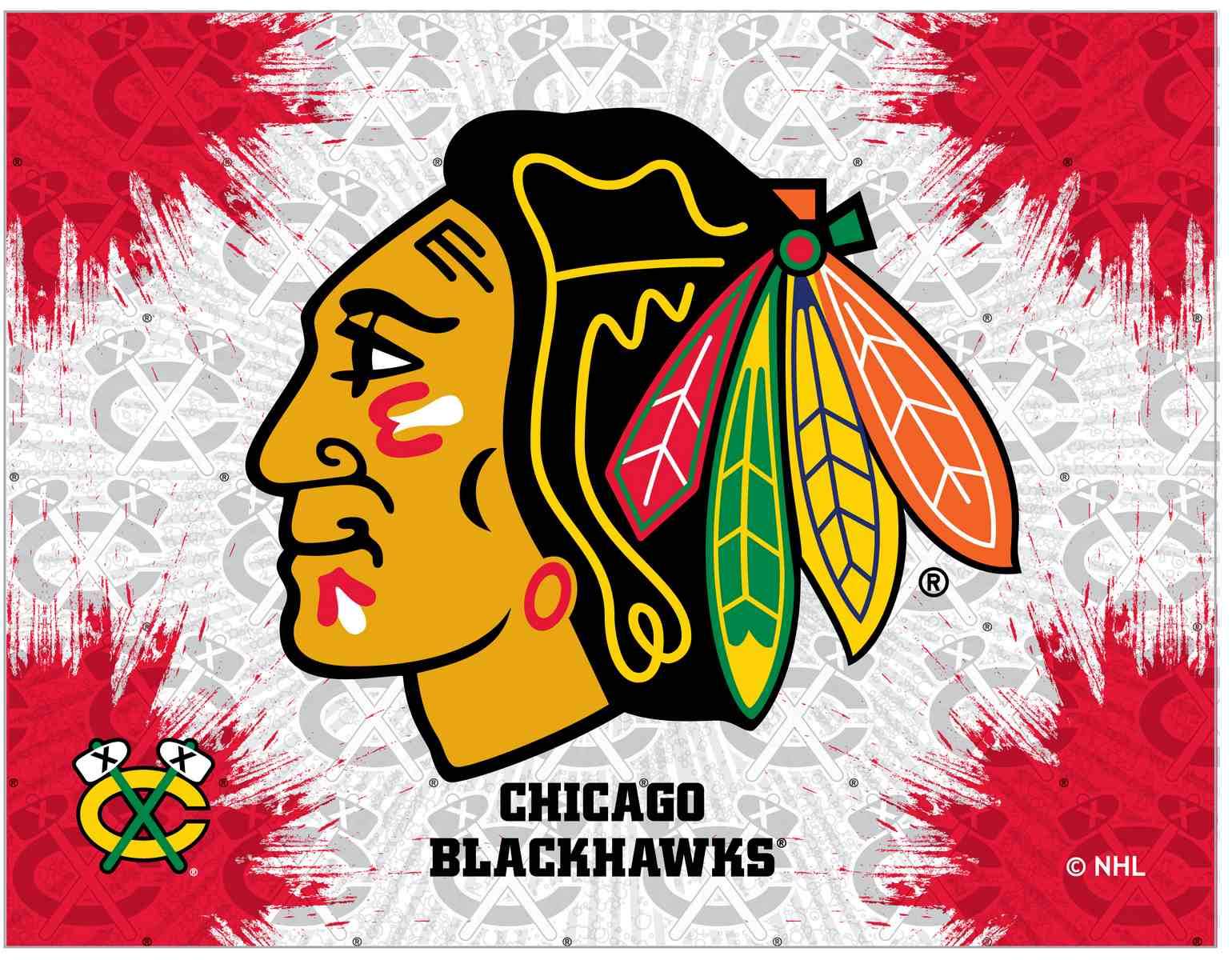 Blackhawks Logo - Chicago Blackhawks Canvas - Blackhawks Logo